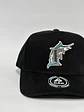 Gorra de lona 5p - Negro / Miami Marlines clasic  - Miniatura 4