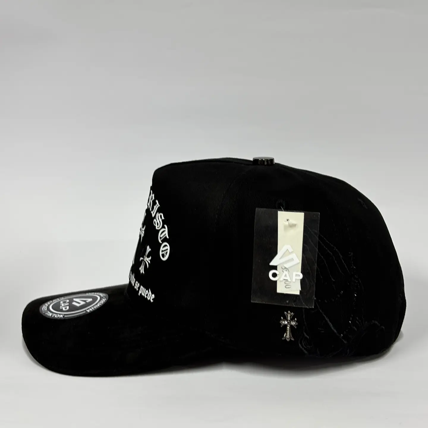 Gorra de lona 5p - Negro / Jesucristo  4