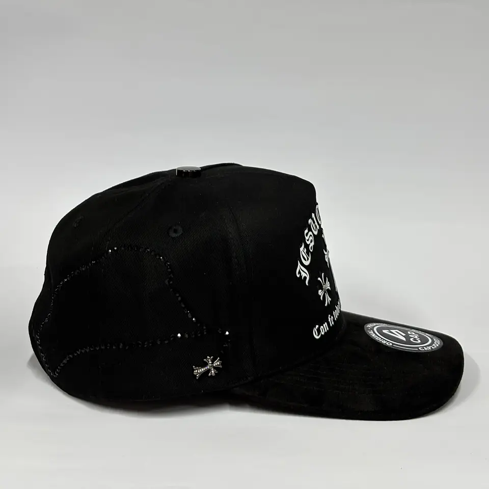 Gorra de lona 5p - Negro / Jesucristo  2