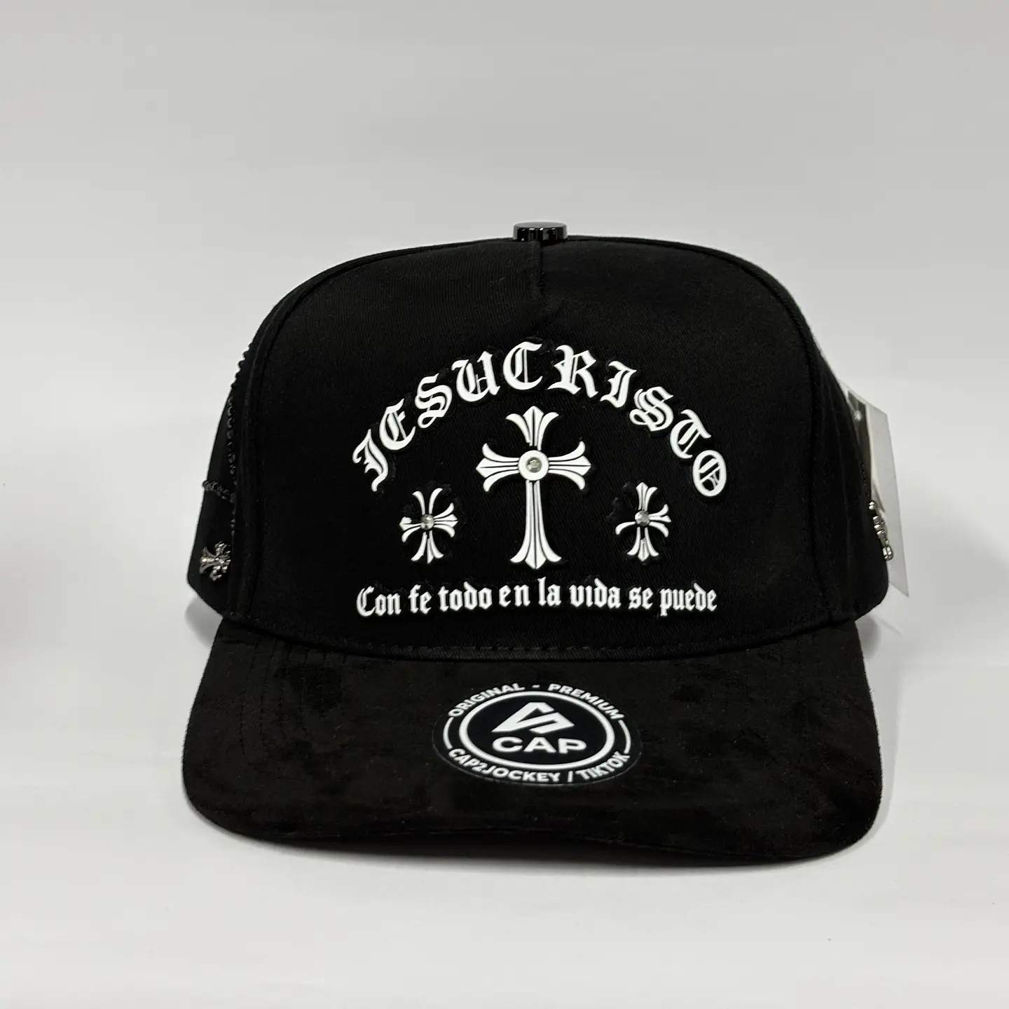 Gorra de lona 5p - Negro / Jesucristo  1