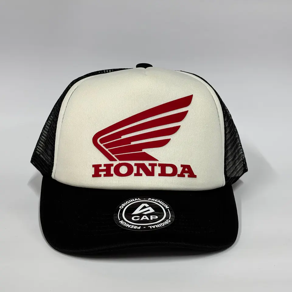 Jockey de malla 5p - Negro x Blanco / Honda clasic  1