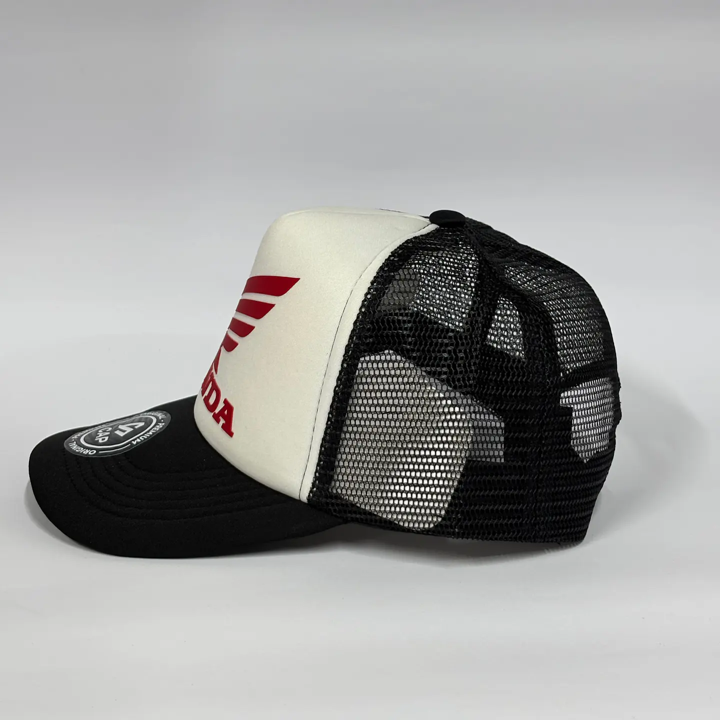 Jockey de malla 5p - Negro x Blanco / Honda clasic  4