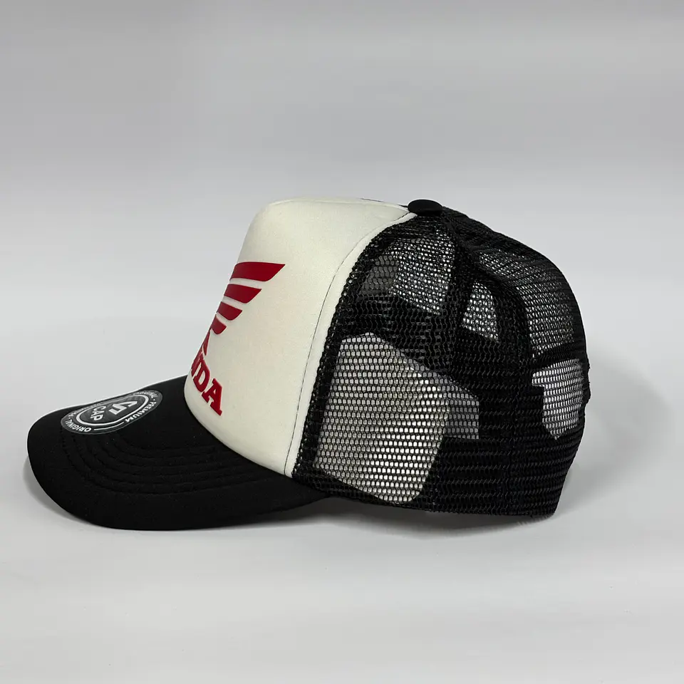 Jockey de malla 5p - Negro x Blanco / Honda clasic  4