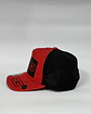 Gorra de lona 5p láser - Rojo x negro / Ducati 93 - Miniatura 2