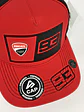 Gorra de lona 5p láser - Rojo x negro / Ducati 93 - Miniatura 5