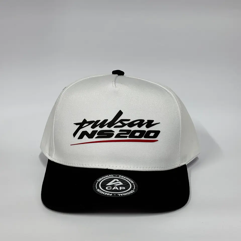 Gorra de lona 5p - Blanco x negro / Pulsar NS 200 1