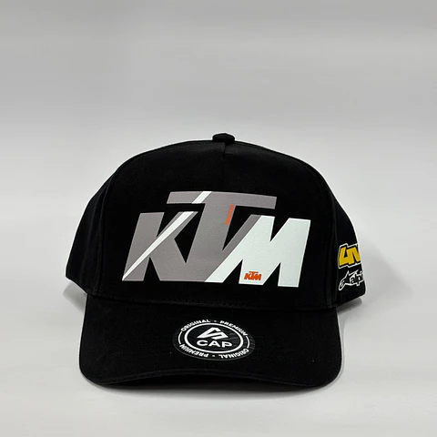 Gorra de lona 5p - Negro / KTM Racing clasic 