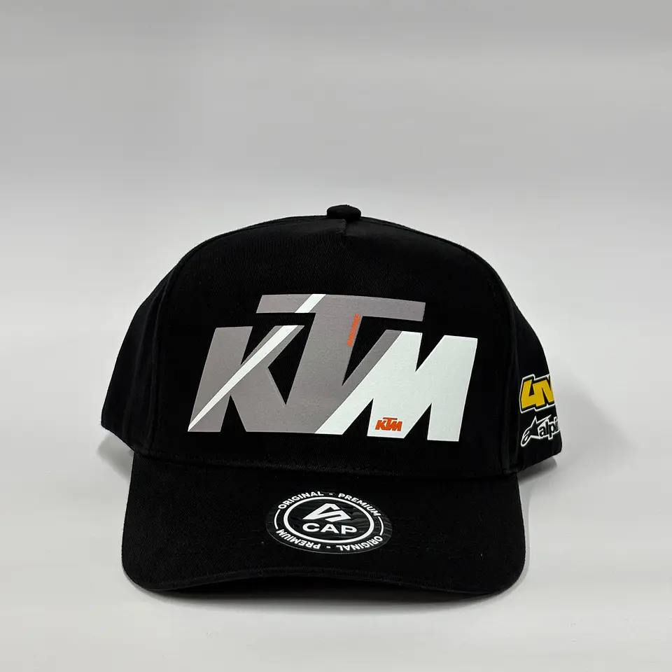 Gorra de lona 5p - Negro / KTM Racing clasic  1