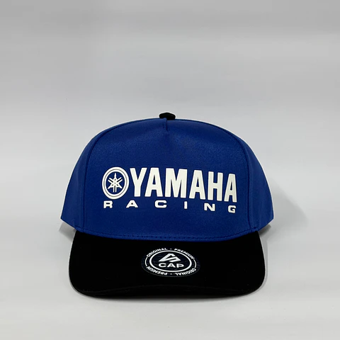 Gorra de lona 5p - Azul x Negro / Yamaha racing 