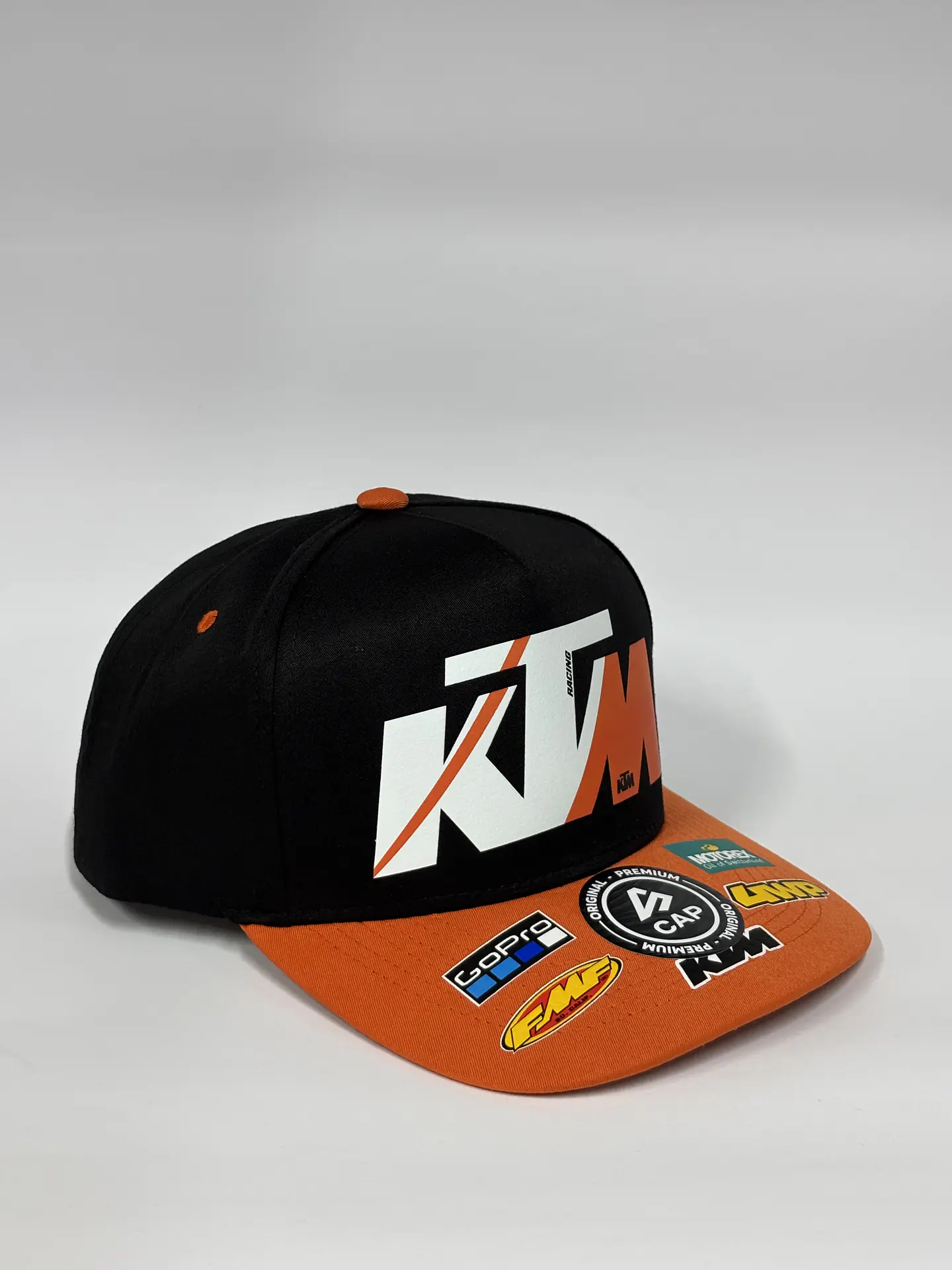 Gorra de lona 5p - Negro x Naraja / KTM clasic  2