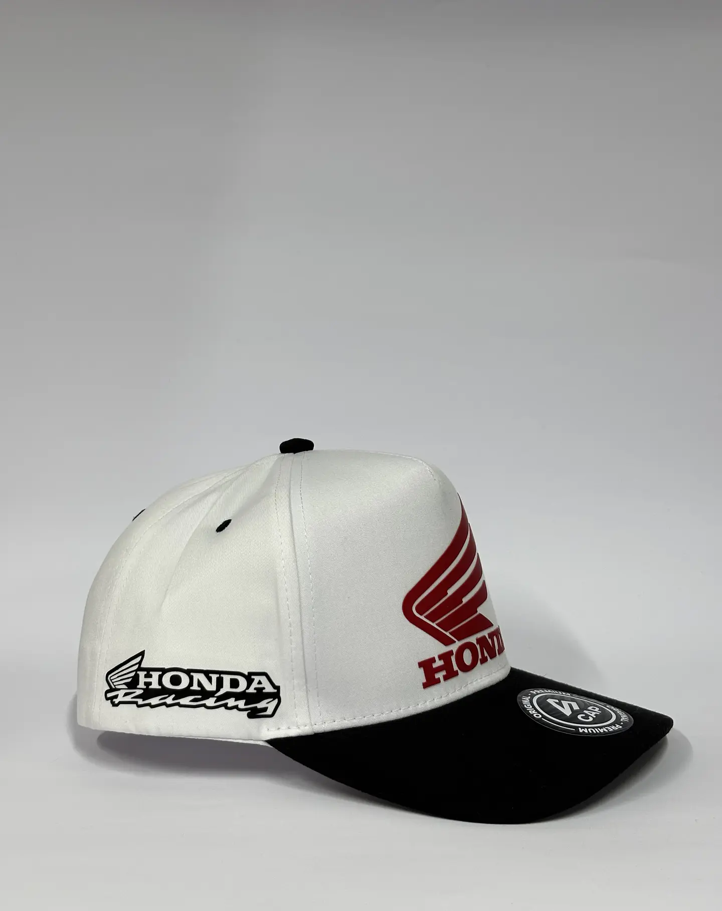 Gorra de lona 5 - Blanco x Negro - Honda panda  2