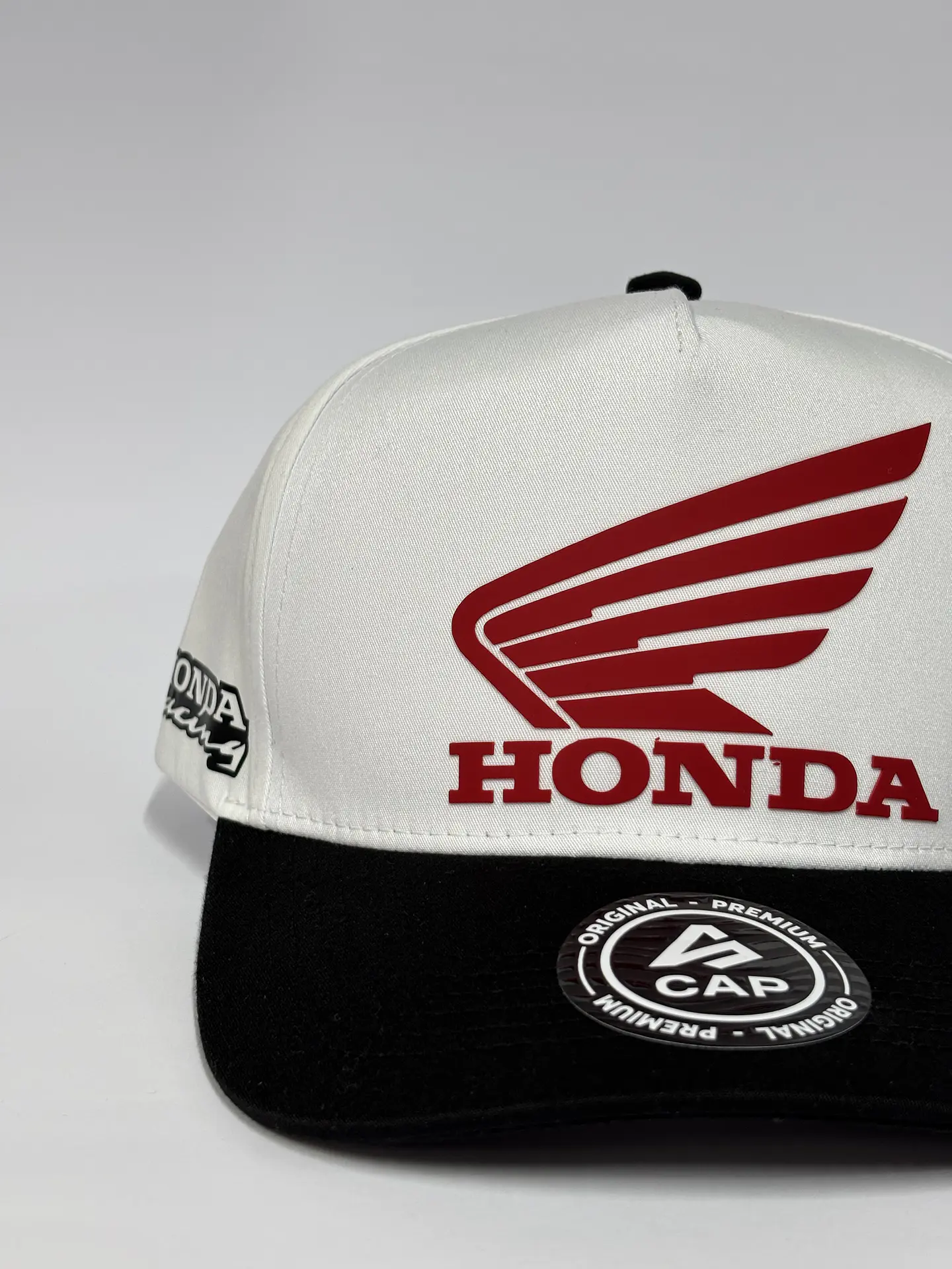 Gorra de lona 5 - Blanco x Negro - Honda panda  5