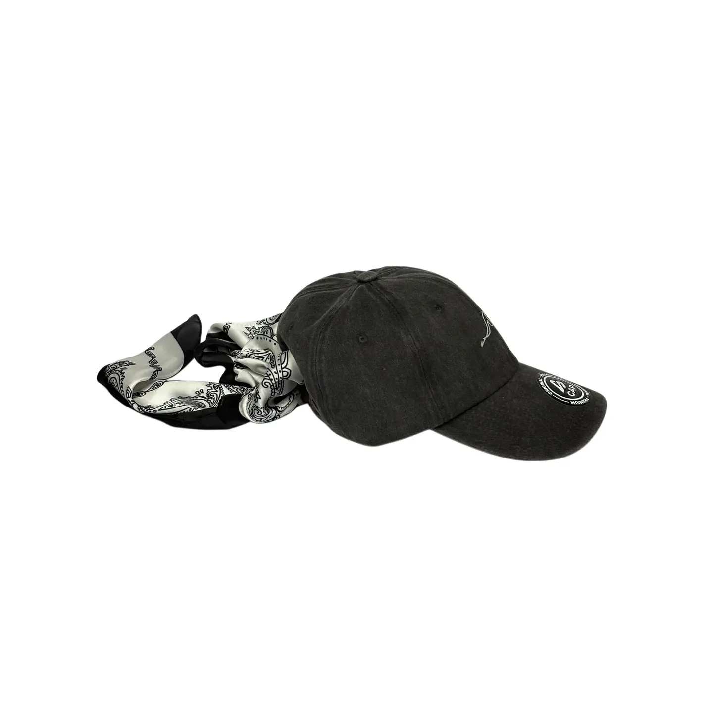Gorra de algodón 6p - Negro / olas 🌊  2