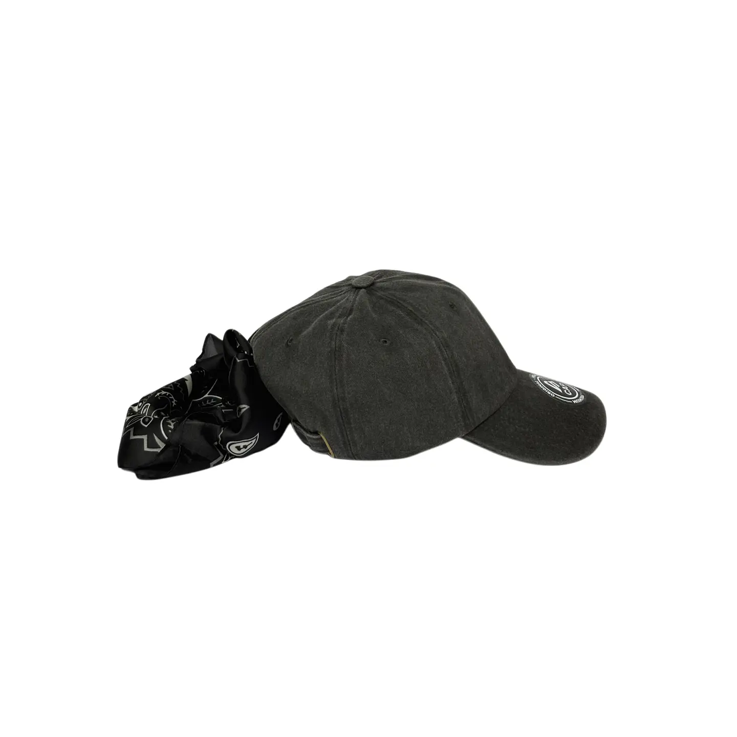 Gorra de algodón 6p - Negro / Luna  2