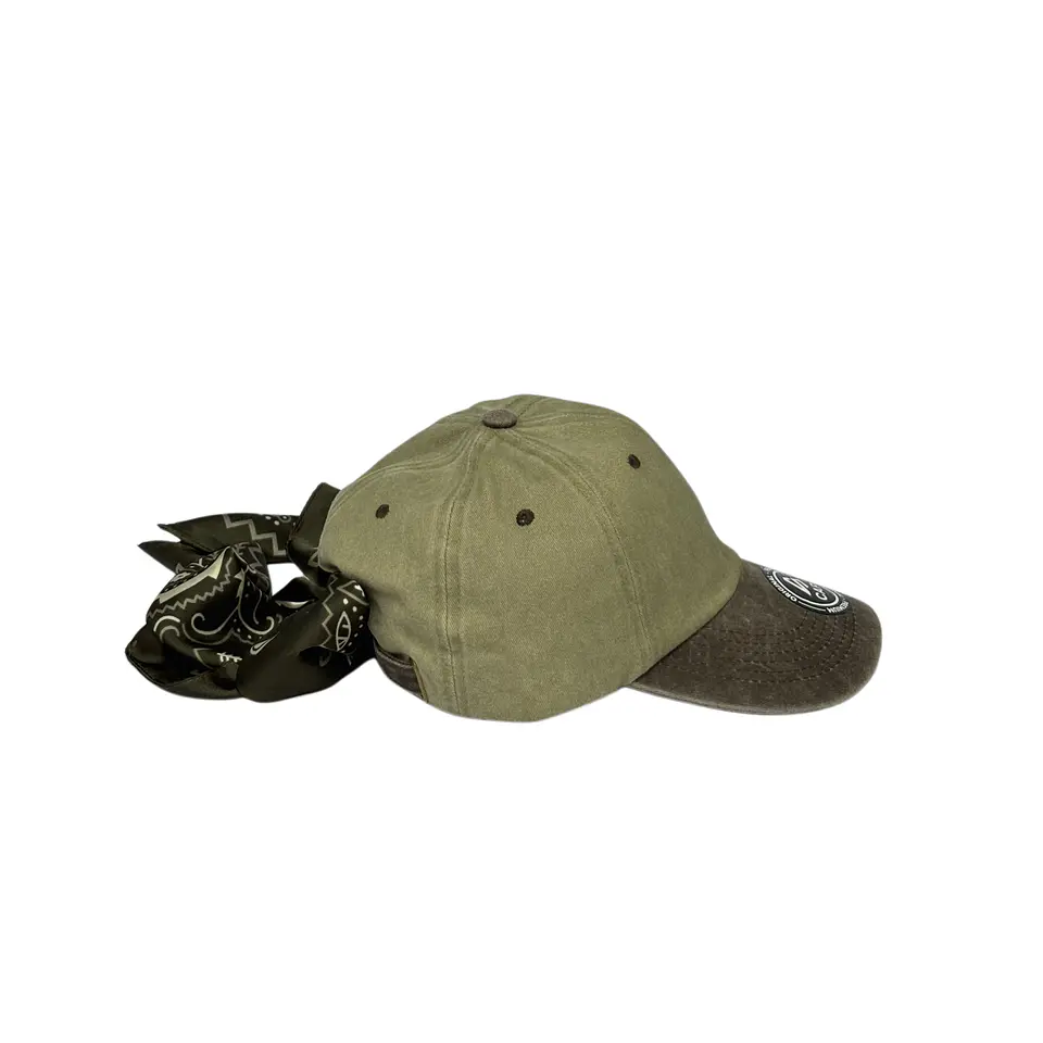 Gorra de algodón 6p - Beige x marrón / Corazónes ❤️ 4