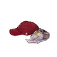 Gorra de algodón 6p - Rojo / lazos 🎀 - Miniatura 4