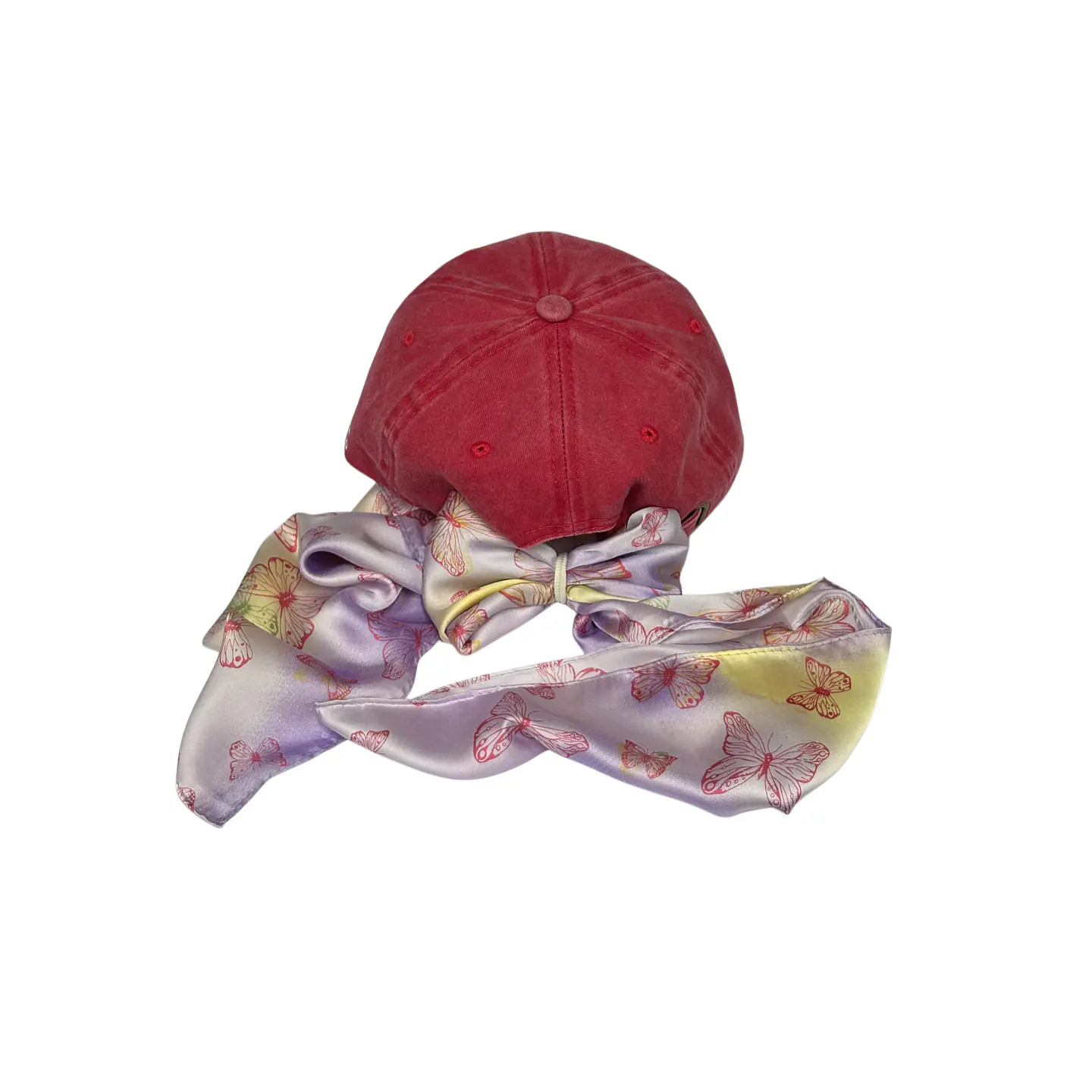 Gorra de algodón 6p - Rojo / lazos 🎀 3