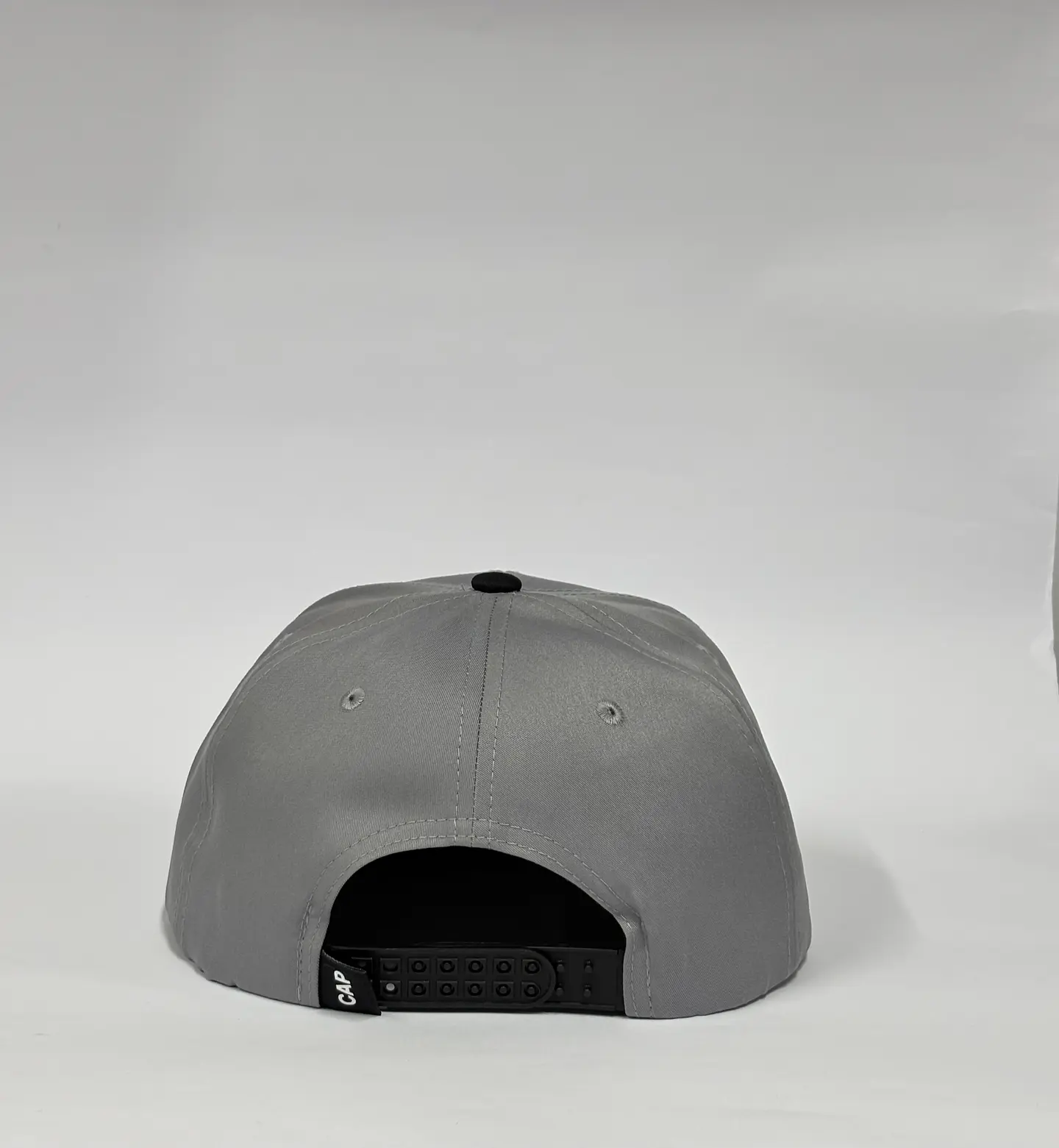 Gorra de lona 6p plana - Gris x Negro / Canserbero clasic 4