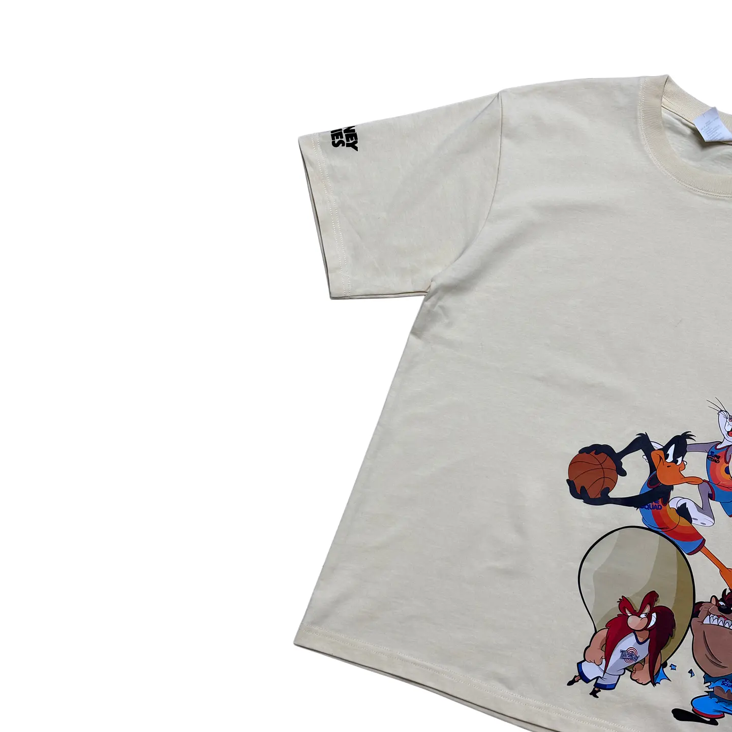Polera oversize de algodón - Crema / Looney Tunes T 5