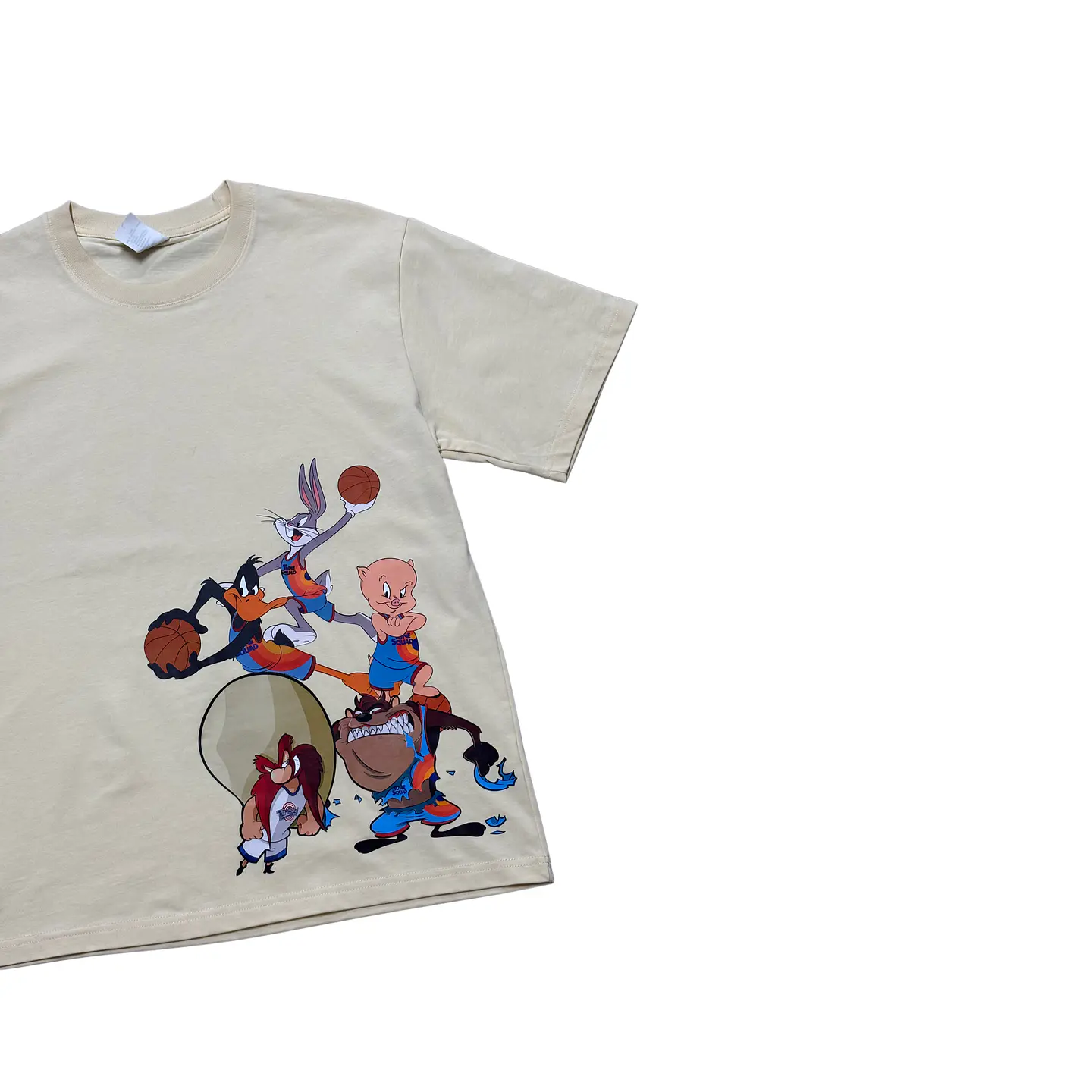 Polera oversize de algodón - Crema / Looney Tunes T 3