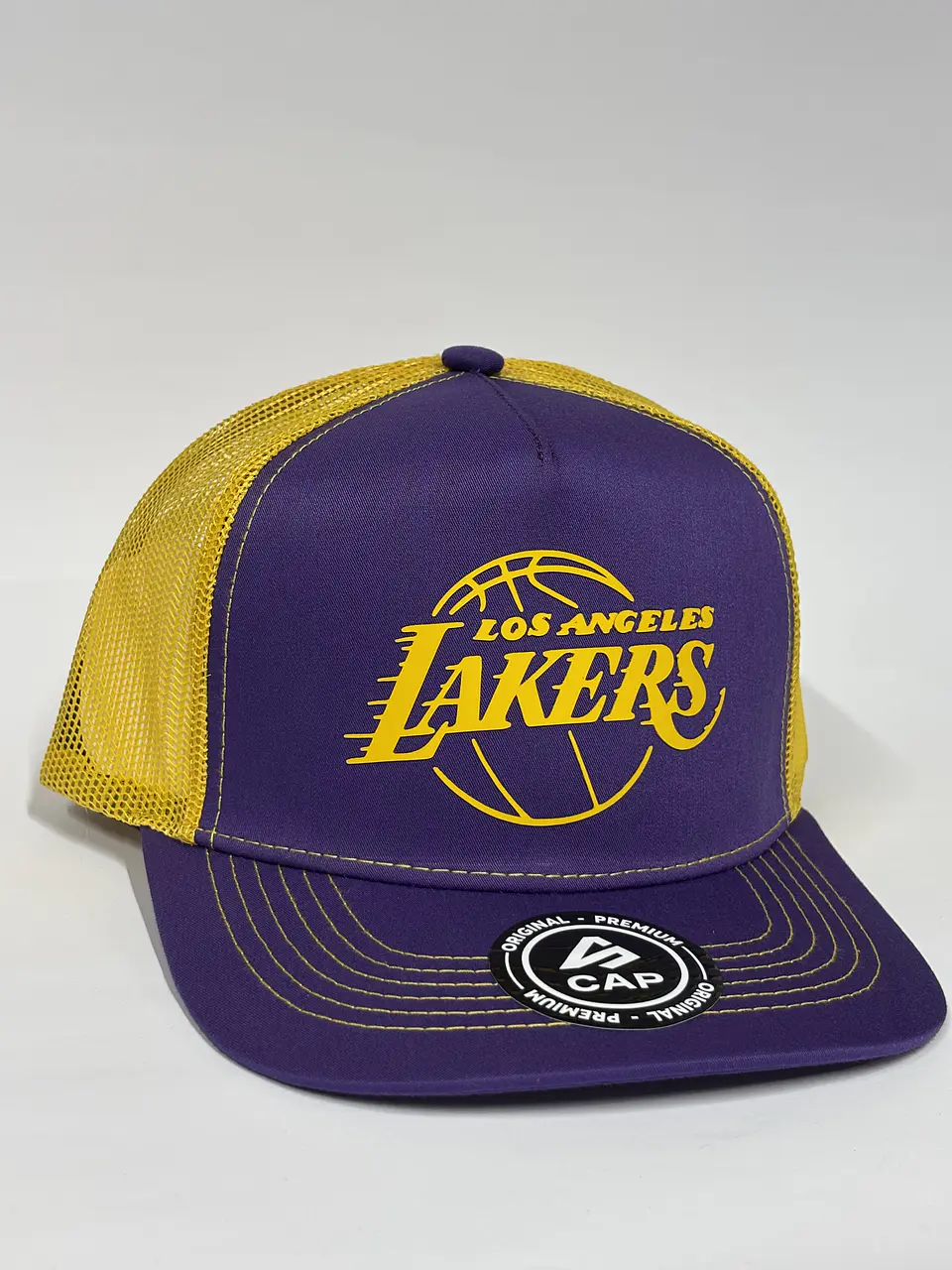 Jockey de malla 5p - Morado x amarillo / Lakers L A 2