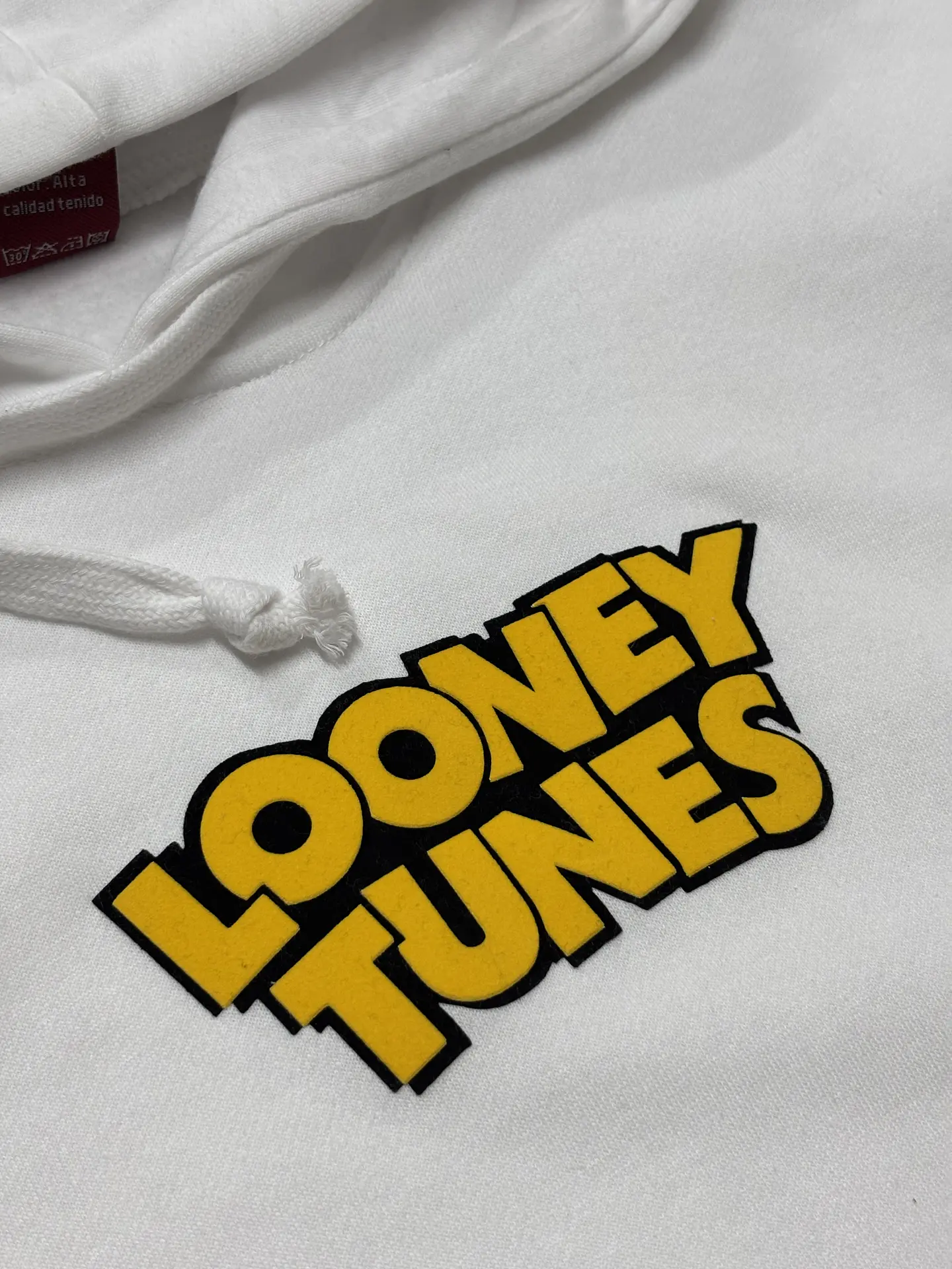Poleron canguro de algodón - Blanco / Lonney tunes white  5