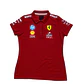 Polera pique de algodón - Rojo / Escudería Ferrari  - Miniatura 1
