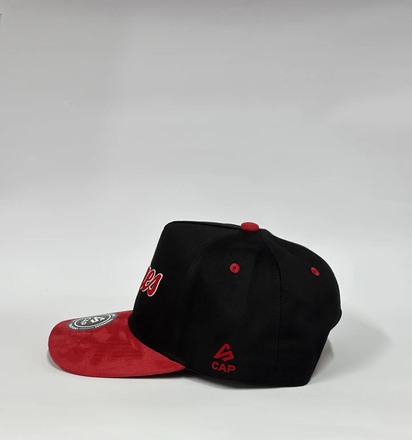 Gorra de lona 5p - Negro x rojo / Tigres de A 4