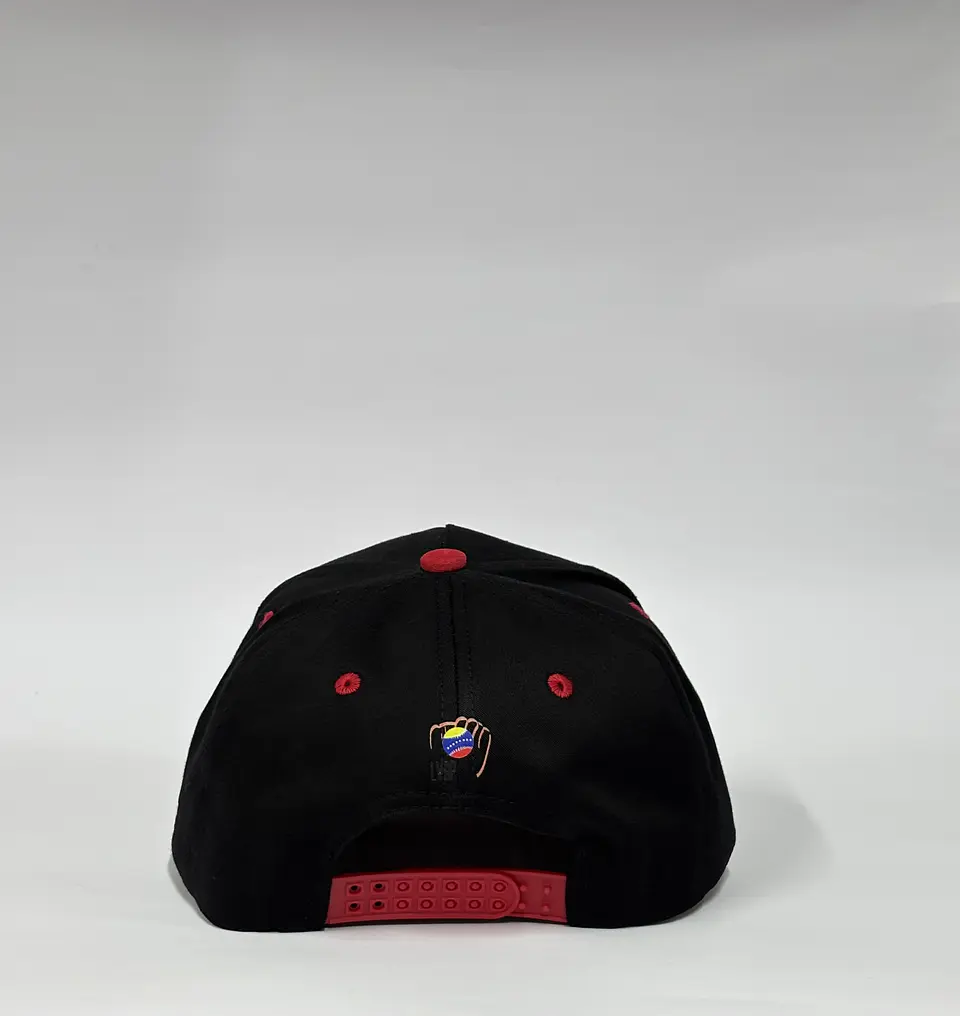 Gorra de lona 5p - Negro x rojo / Tigres de A 3