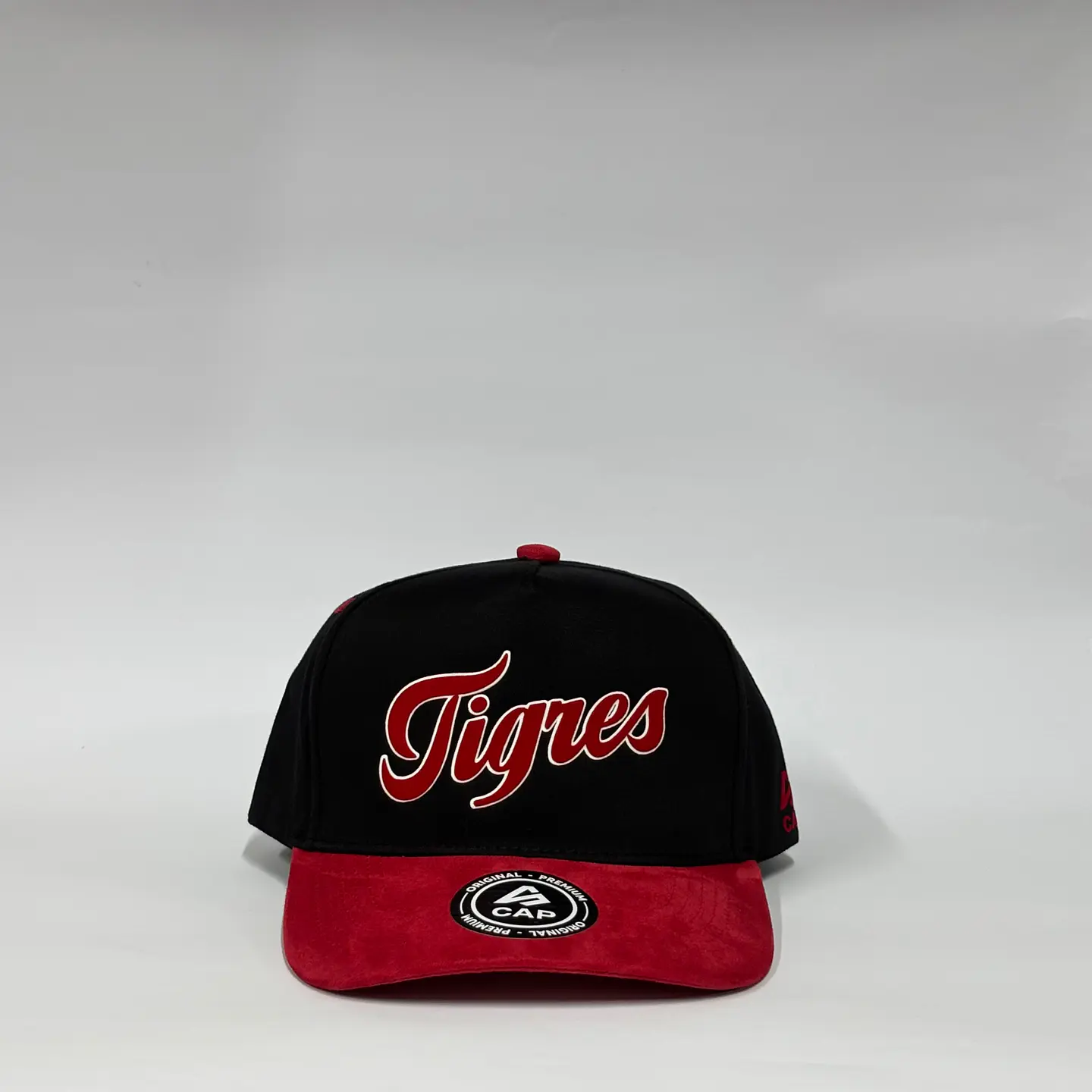 Gorra de lona 5p - Negro x rojo / Tigres de A 1