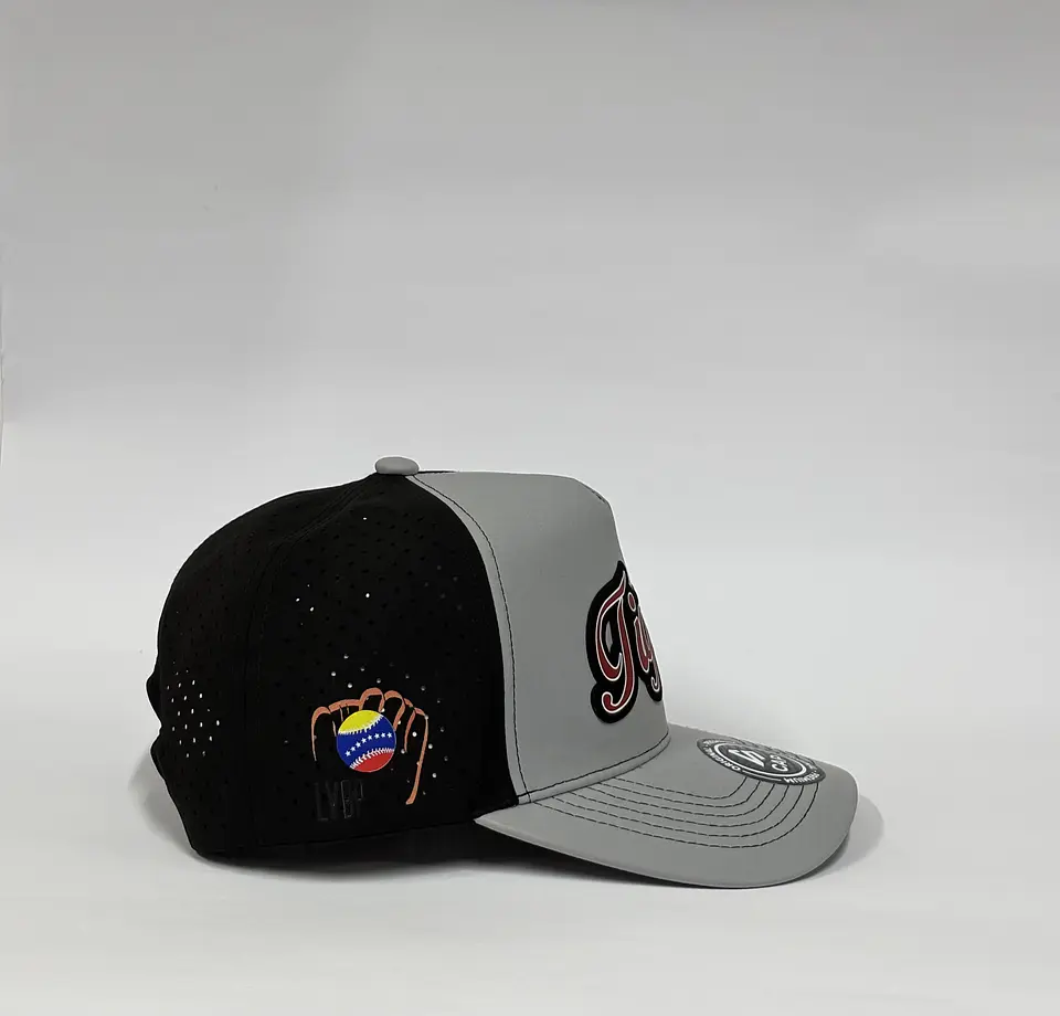 Gorra de lona 5p láser - Gris x negro / Tigres de A pro 2