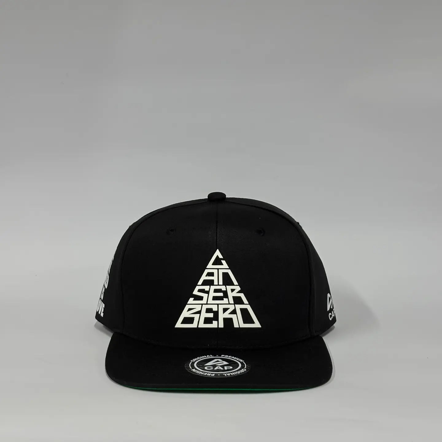 Gorra de lona 6p plana - Negro / Canserbero clasic  1