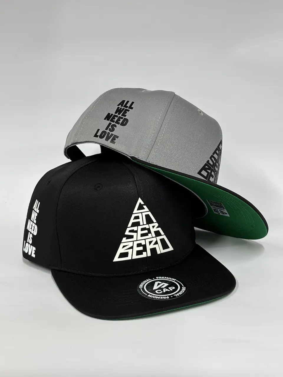 Gorra de lona 6p plana - Negro / Canserbero clasic  5