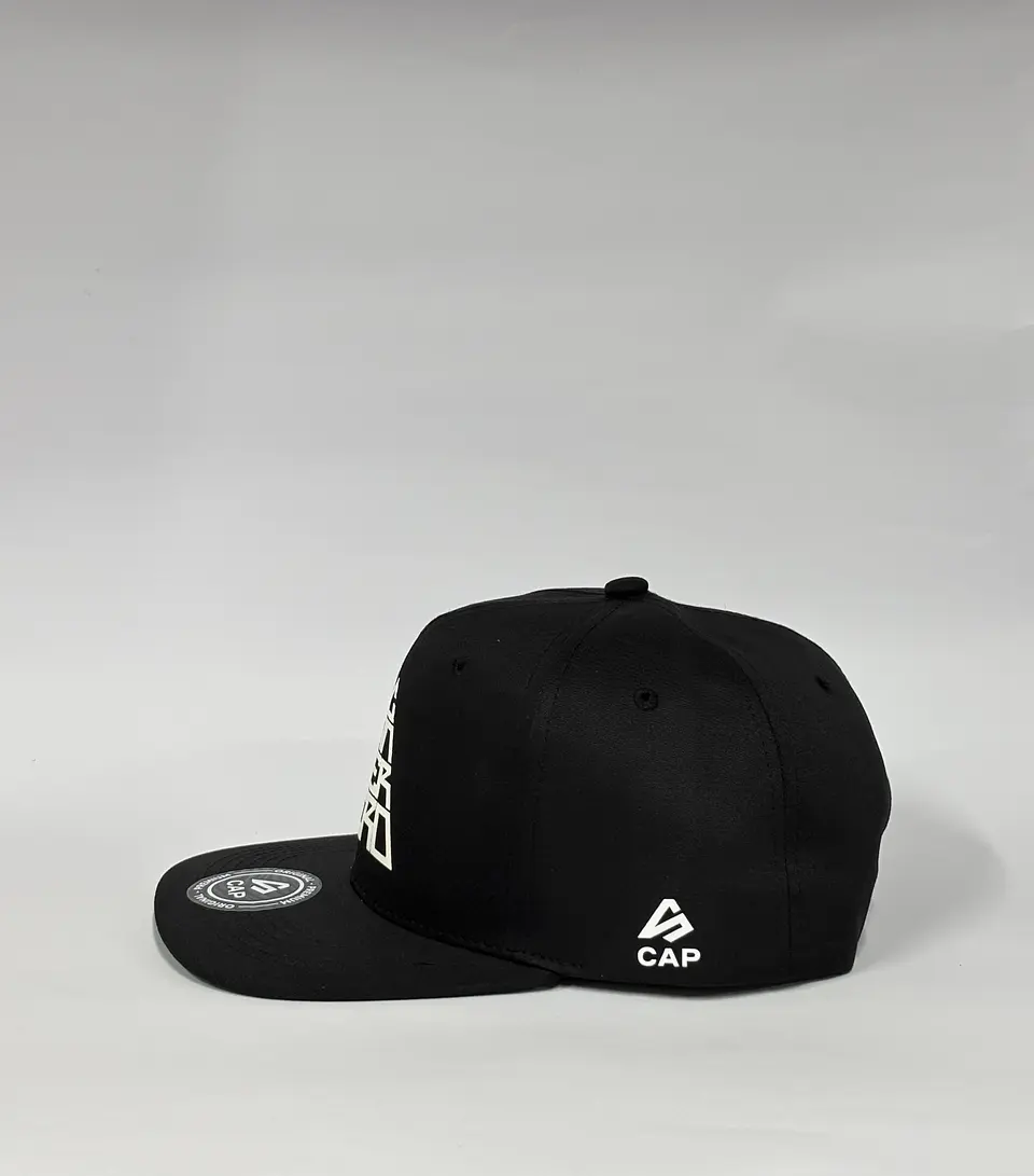 Gorra de lona 6p plana - Negro / Canserbero clasic  4
