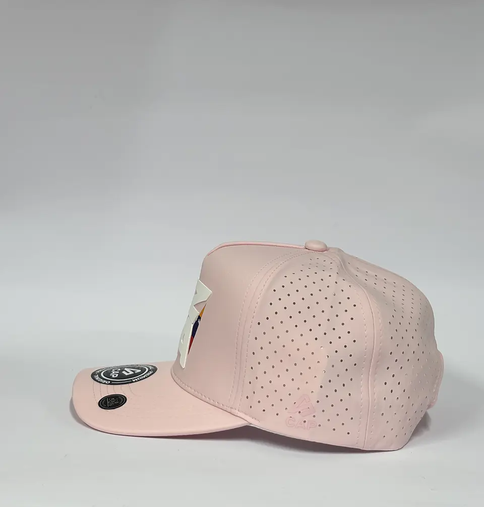 Gorra de lona 5p láser - Rosado / Vzla Girl  3