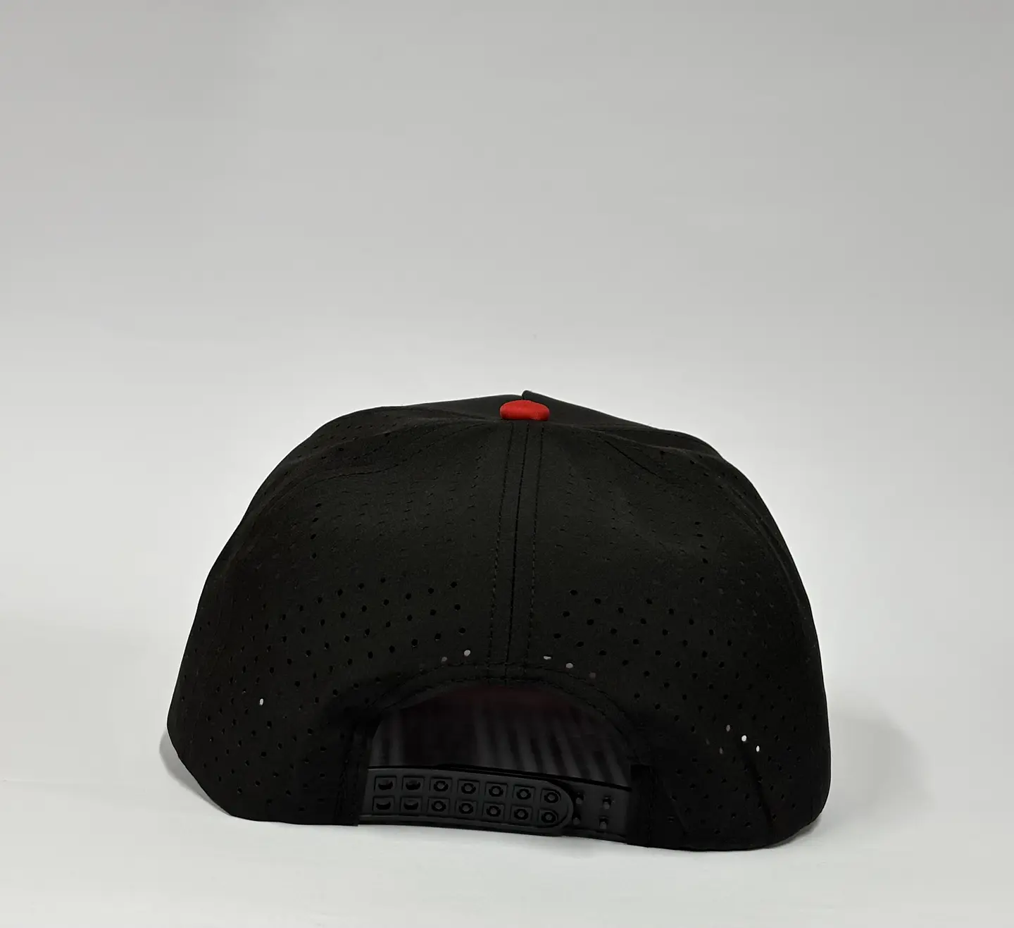 Gorra de lona 5p láser - Negro x rojo / Vzla país candela  4