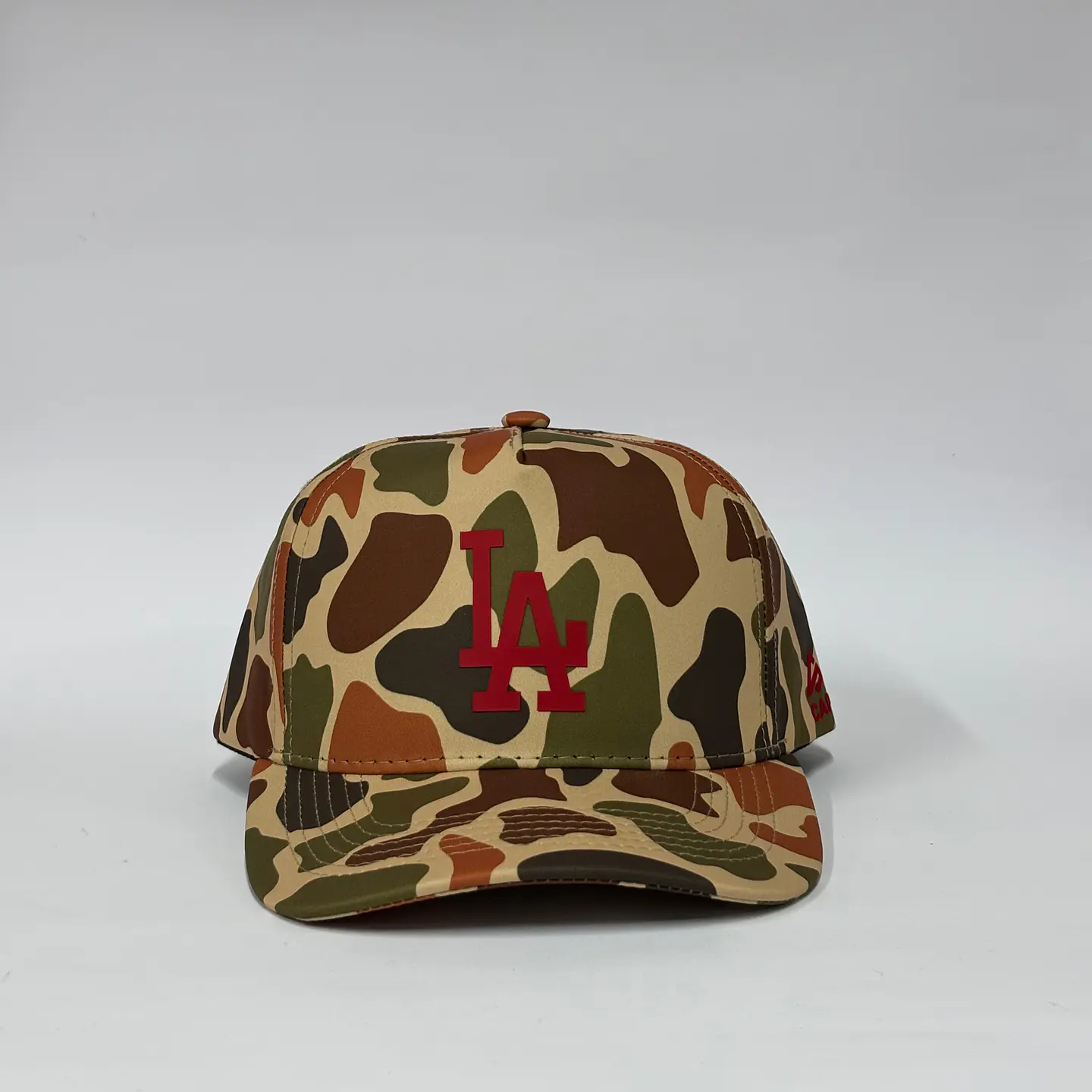 Gorra de lona 5p - Naranja camuflada / LA  1