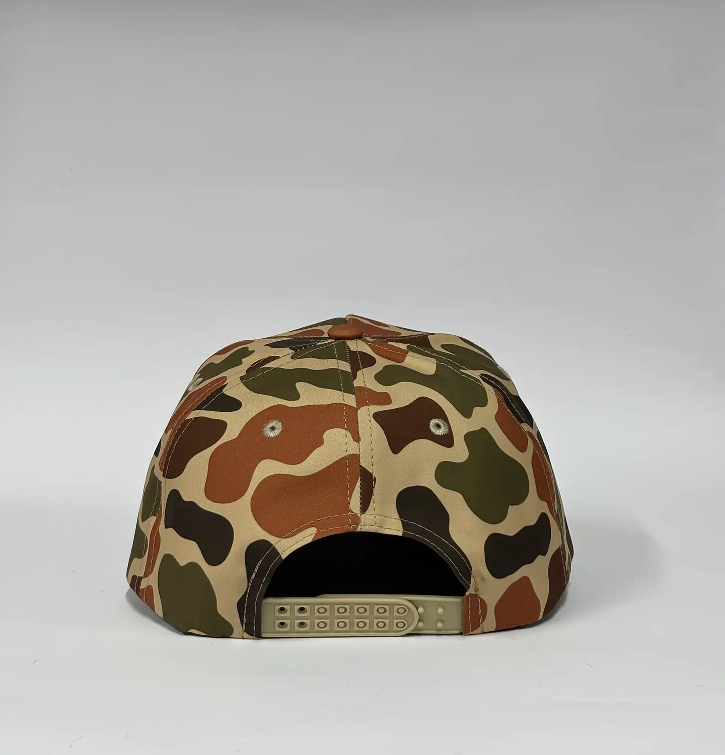 Gorra de lona 5p - Naranja camuflada / LA  4