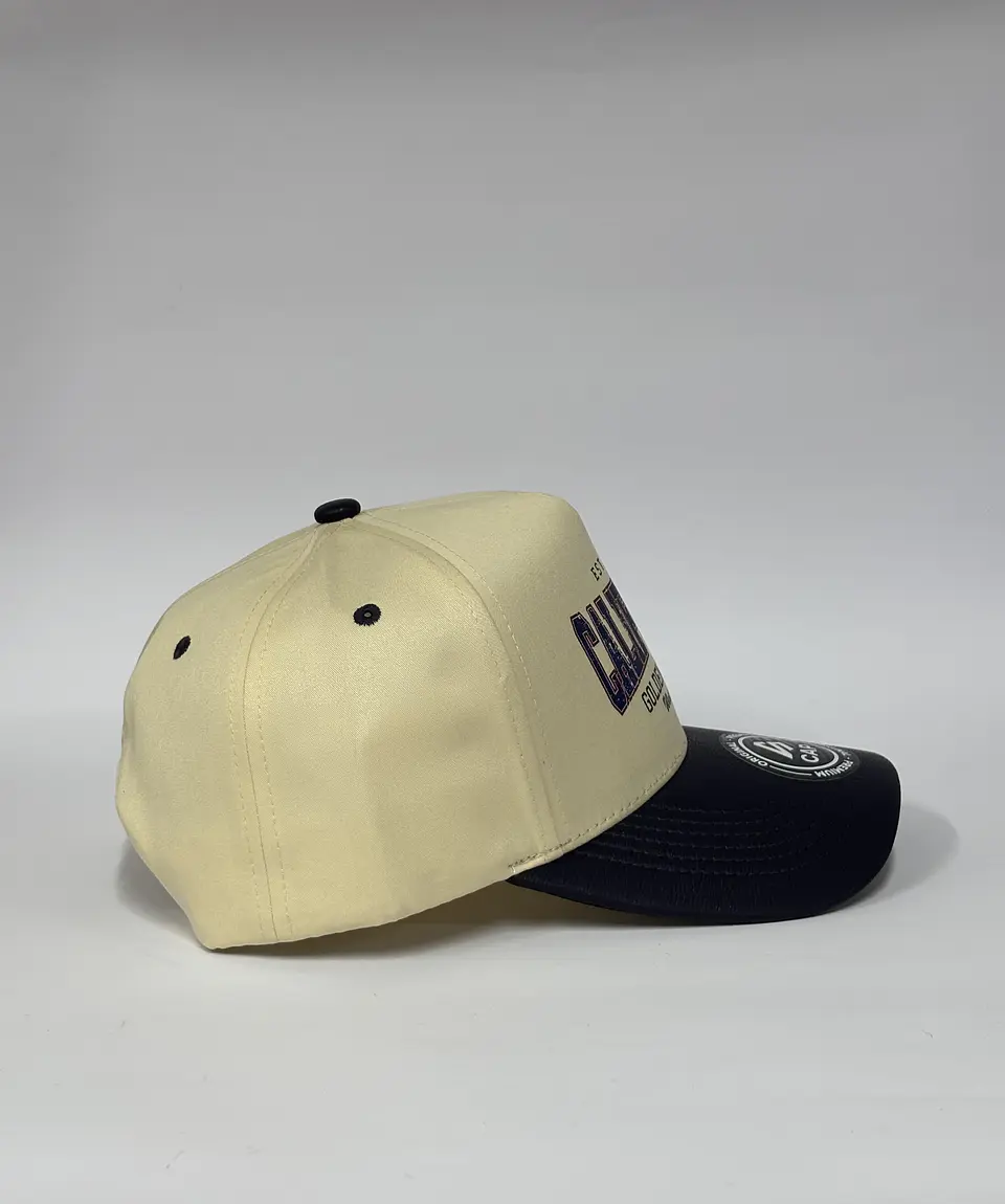 Gorra de lona 5p - Beige x Azul M / California 1990 3