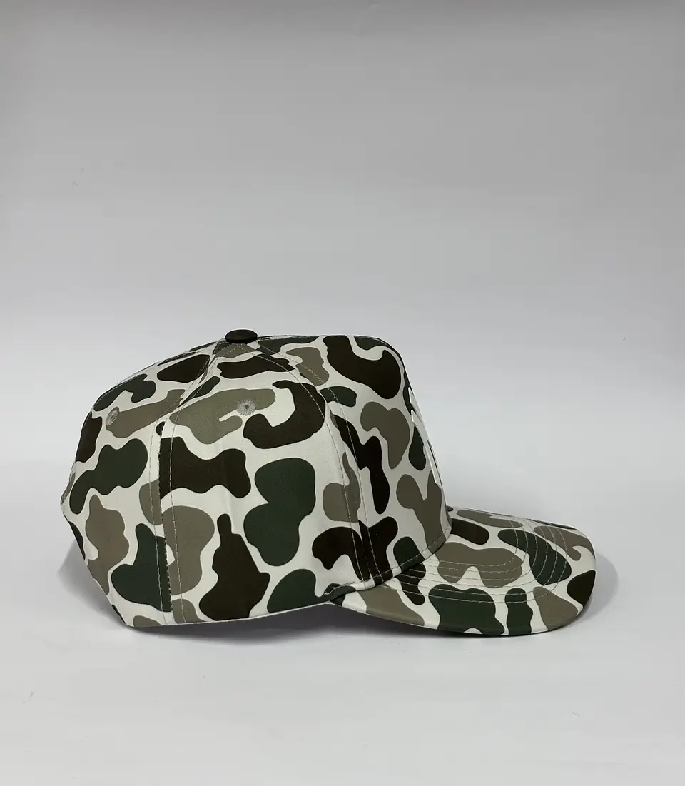 Gorra de lona 5p - Camuflaje Verde / NY Yankee   3