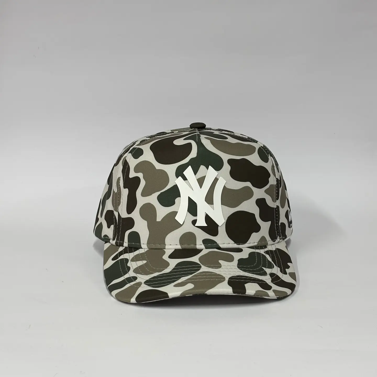 Gorra de lona 5p - Camuflaje Verde / NY Yankee   1