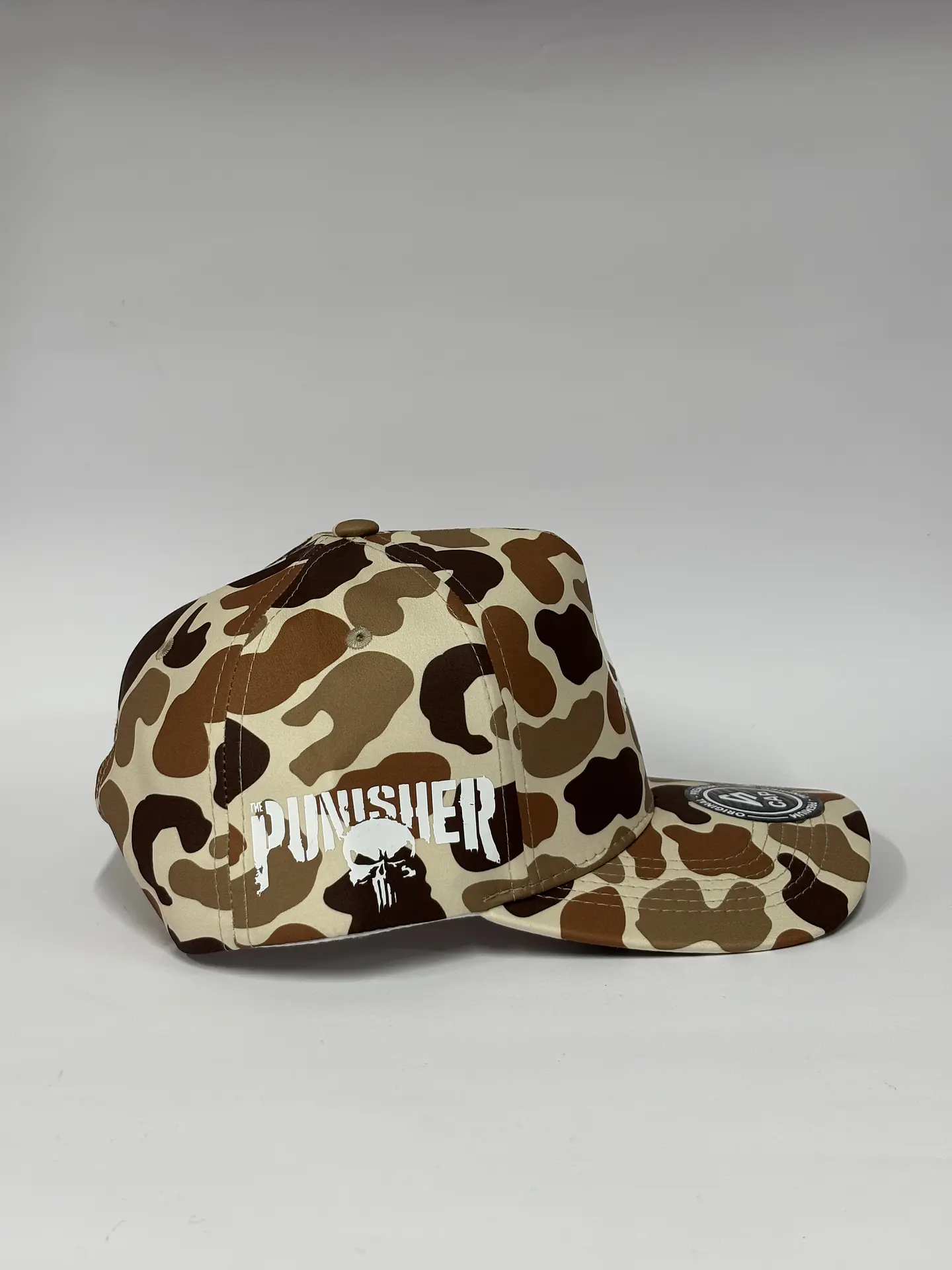 Gorra de lona 5p - Camuflaje Beige / Punisher  5