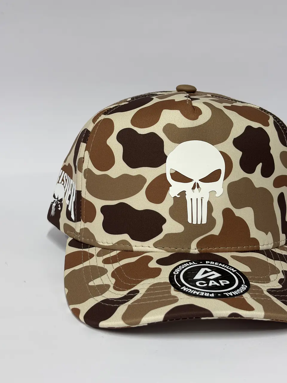 Gorra de lona 5p - Camuflaje Beige / Punisher  2