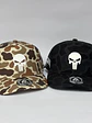Gorra de lona 5p - Camuflaje Negro / Punisher - Miniatura 9