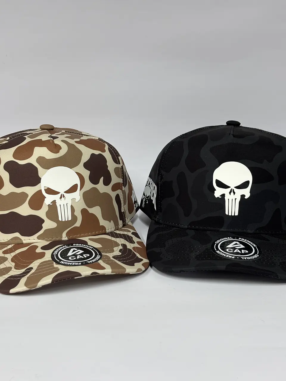 Gorra de lona 5p - Camuflaje Negro / Punisher 9