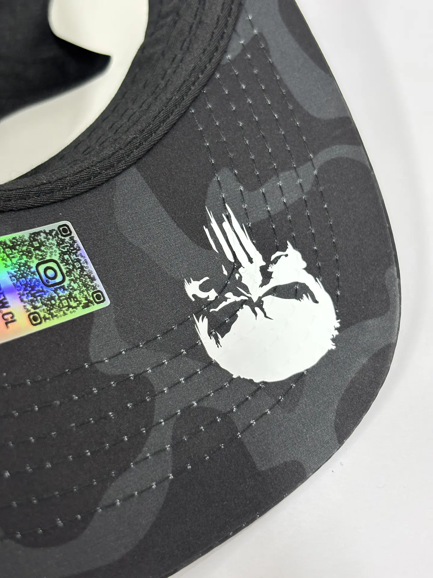 Gorra de lona 5p - Camuflaje Negro / Punisher 8