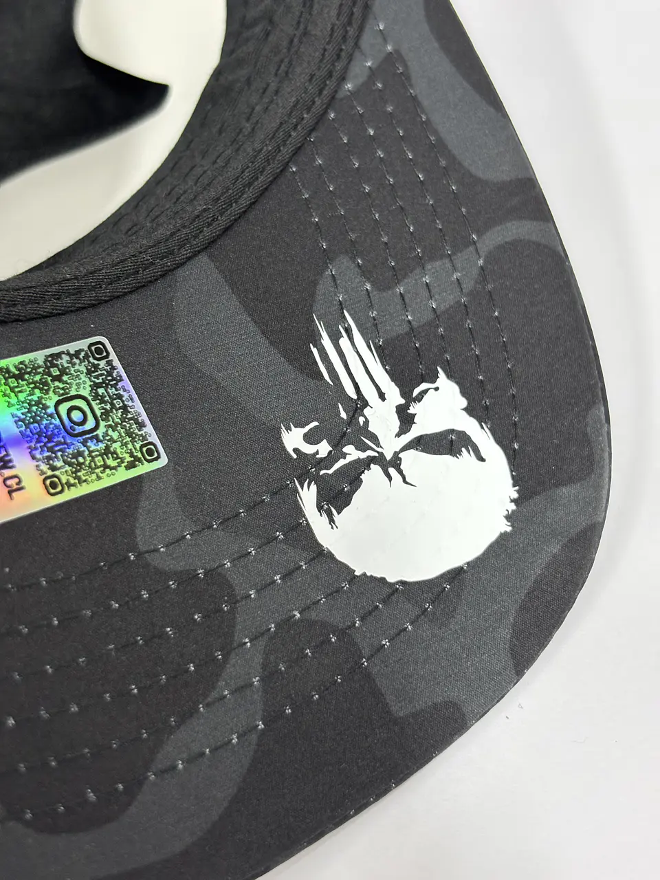 Gorra de lona 5p - Camuflaje Negro / Punisher 8