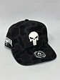 Gorra de lona 5p - Camuflaje Negro / Punisher - Miniatura 2