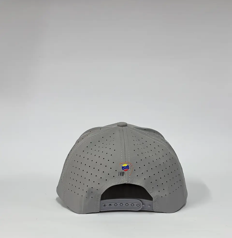 Gorra de lona 6p láser - Gris / Caribes de Anzoátegui  5