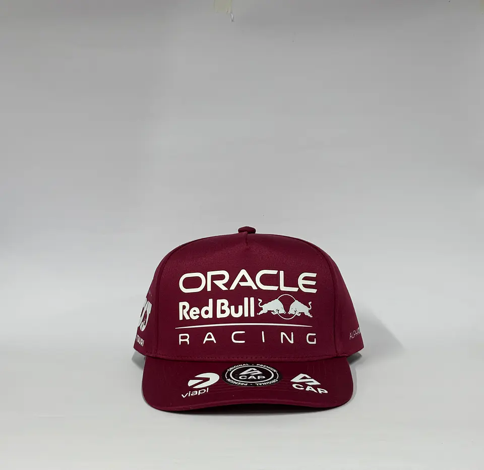 Gorra de lona 5p - Burdeo / Oracle red Bull racing  1